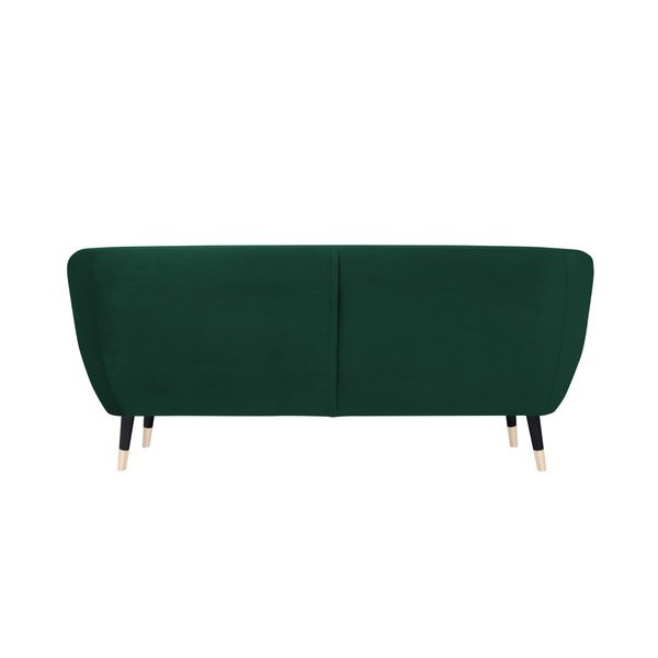 Zelená pohovka s černými nohami Mazzini Sofas Benito, 188 cm-image-4