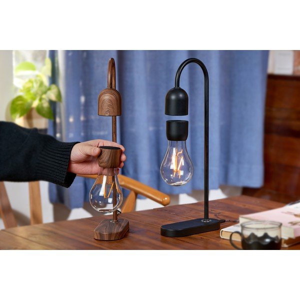 Must laualamp (kõrgus 36,5 cm) Evaro - Gingko-image-4