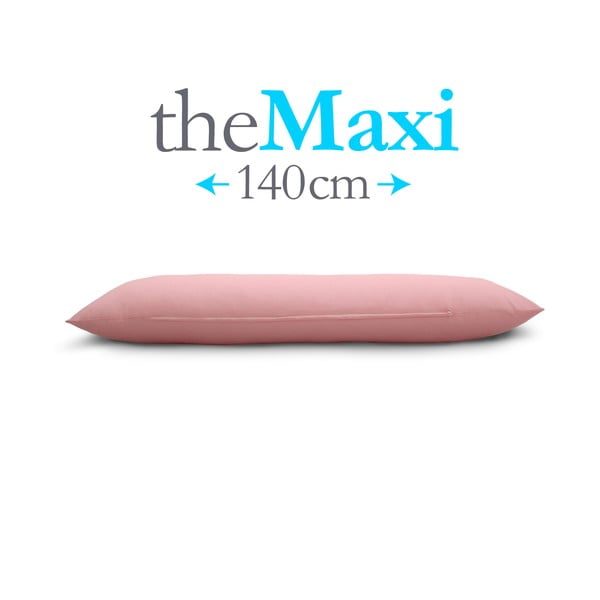 Polštář The Maxi, růžový, vhodný pro osoby do 183 cm