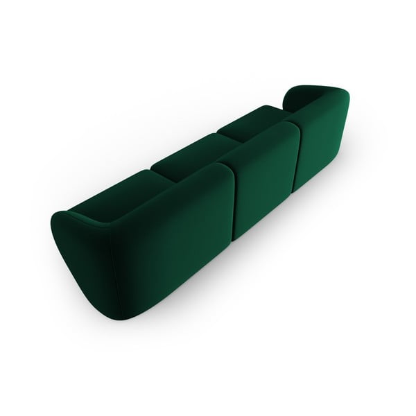 Roheline sametist diivan 266 cm Paolo - Milo Casa-image-3