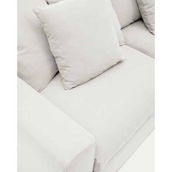 Valge diivanikate 240 cm Nora - Kave Home-image-4