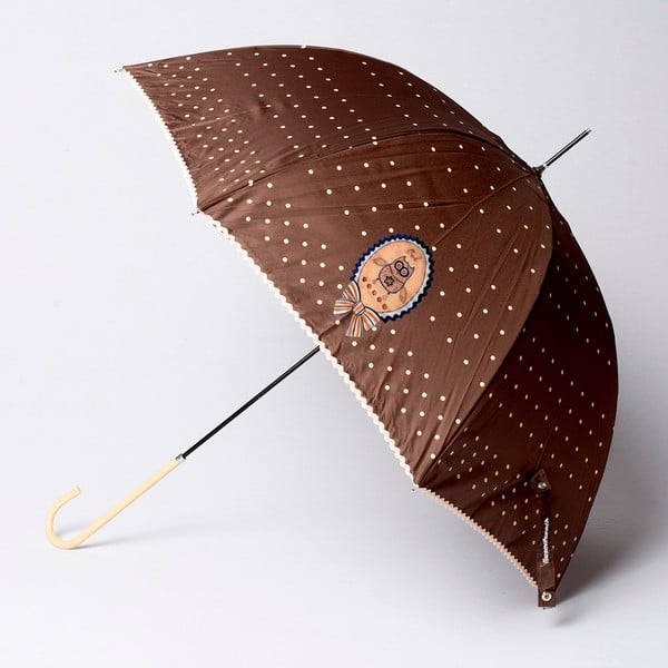 Deštník Alvarez Dots Brown Illustration