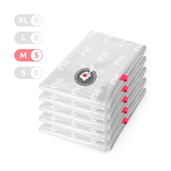 Vaakumkotid 5 tk komplektis Vacuum M – Compactor-image-1