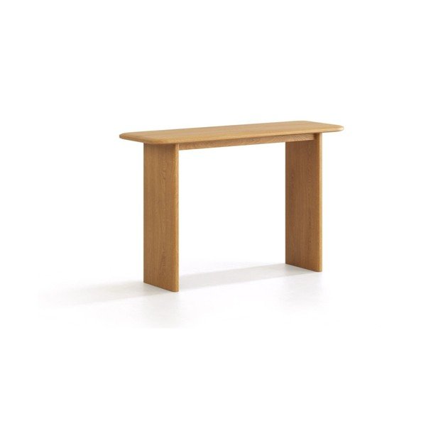 Konsoollaud naturaalses värvitoonis tammepuidust 40x120 cm Charlotte - Micadoni