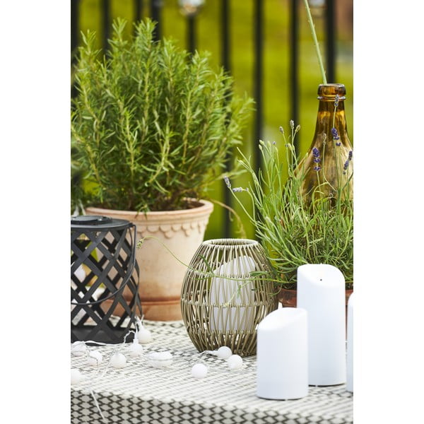 Must LED-latern, kõrgus 20 cm Calabria - Star Trading-image-4