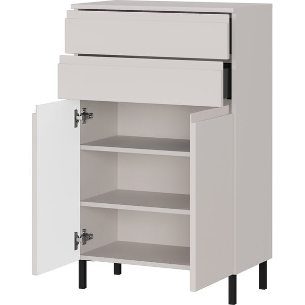 Kreem kõrge vannitoakapp 60x97 cm Salinas - Germania-image-3