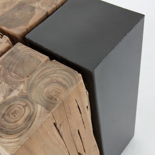 Teak puidust kohvilaud Ognak - Kave Home