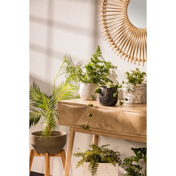 Valge lillepott Braydon - Kave Home-image-3