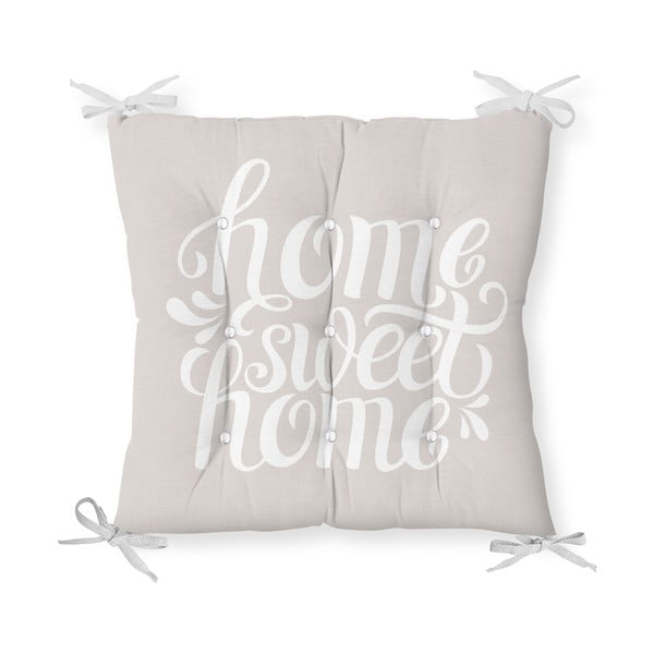 Puuvillasegust istmepadi Home Sweet Home, 36 x 36 cm - Minimalist Cushion Covers