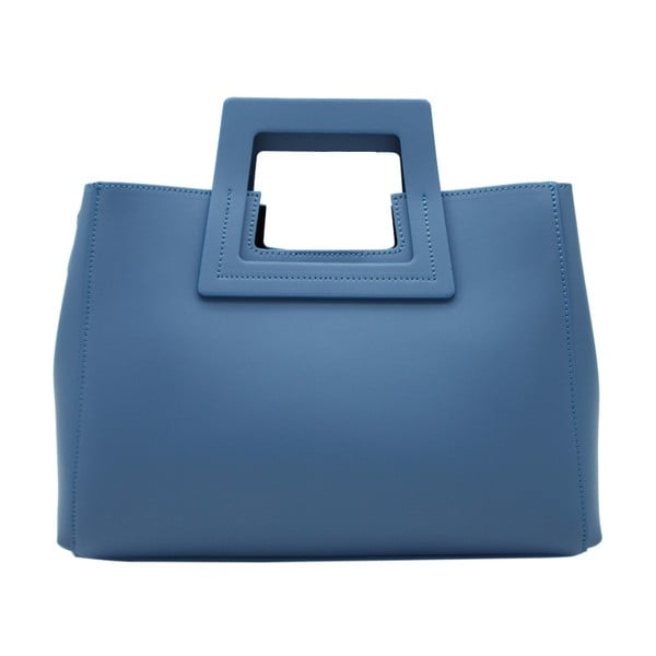 Tmavě modrá kabelka z pravé kůže Andrea Cardone Pietro