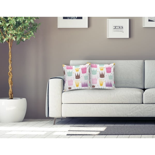 Beebi padjapüür Colorful Crown - Minimalist Cushion Covers-image-2