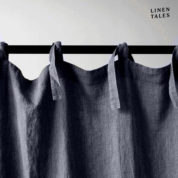 Tumehall kardin 140x330 cm Night Time – Linen Tales-image-1