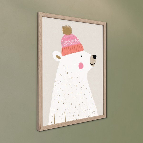Laste pilt 30x40 cm White Bear - Styler-image-3