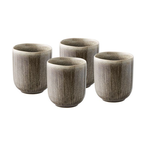 Hallikasbeežid keraamilised tassid komplektis 4 tk 360 ml Viola - House Nordic