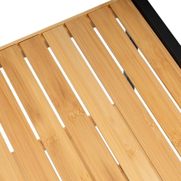 Must-bambusest riiul 30x70 cm - Casa Selección-image-2