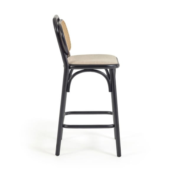 Mustas baaritool (istme kõrgus 65 cm) Doriane – Kave Home-image-2