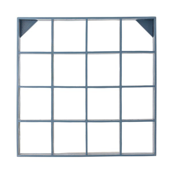 Sinine astmeline riiul taaskasutatud puidust 70 cm Bekka - Bloomingville