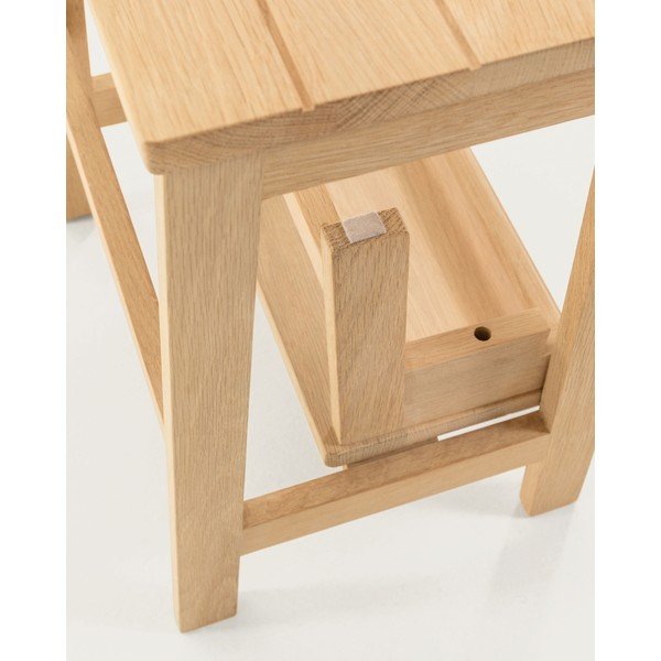 Kasepuidust tool Nell - Kave Home-image-2