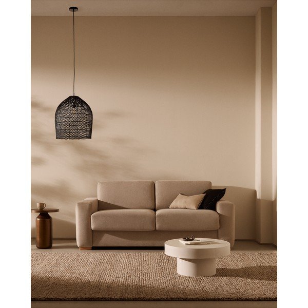 Beež villane vaip 200x300 cm Lubrin - Kave Home-image-1