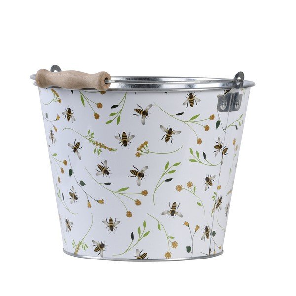 Zahradní kyblík s potiskem Esschert Design Bee, 5 l
