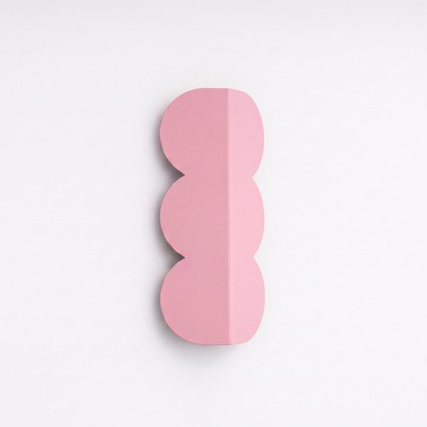 Roosa alumiiniumist seinalamp BISCUIT - Thoro-image-4