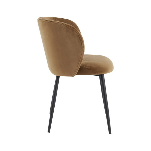 Pruun sametist söögitool Elyna - Light & Living-image-4