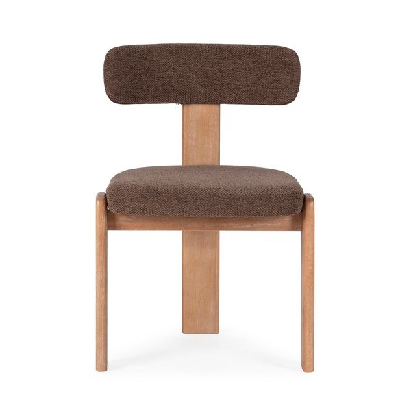 Pruunid polsterdatud söögitoolid, 2 tk komplektis Nadia - MOME