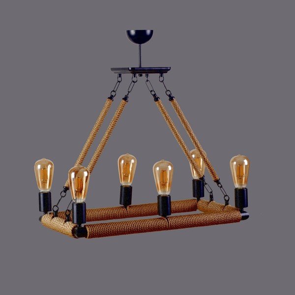 Stropní závěsné svítidlo Kubra, 6 žárovek-image-1