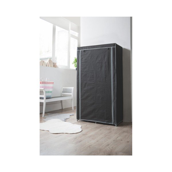Černá textilní šatní skříň Compactor Wardrobe Organized-image-1