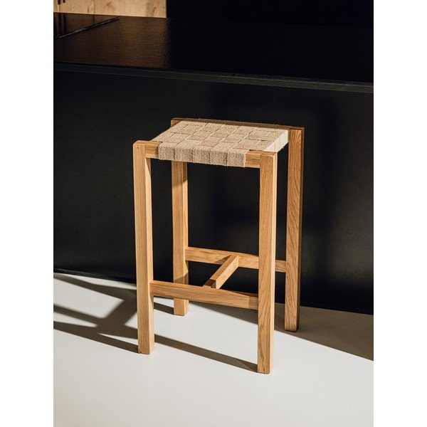Naturaalsest tammepuidust baaritool (istme kõrgus 68 cm) Toli - noo.ma-image-1