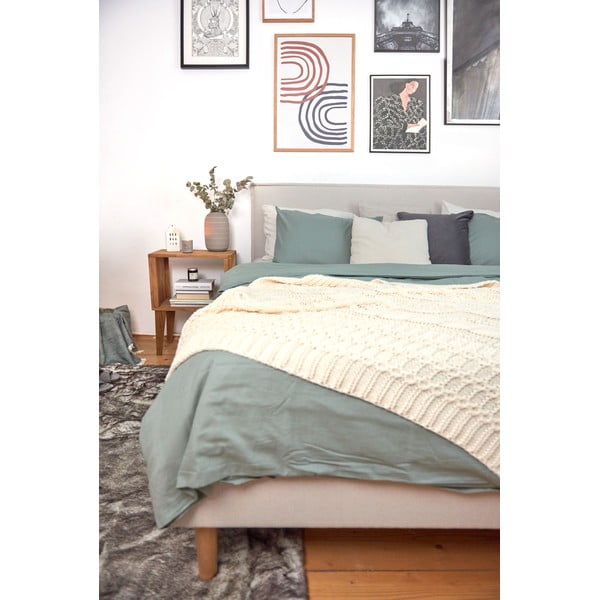 Mündiroheline üheinimesevoodipesu kivipesu puuvillast , 140 x 200 cm - Bonami Selection-image-4