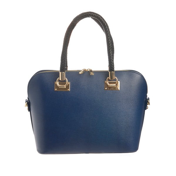 Modrá kožená kabelka Tina Panicucci Classa