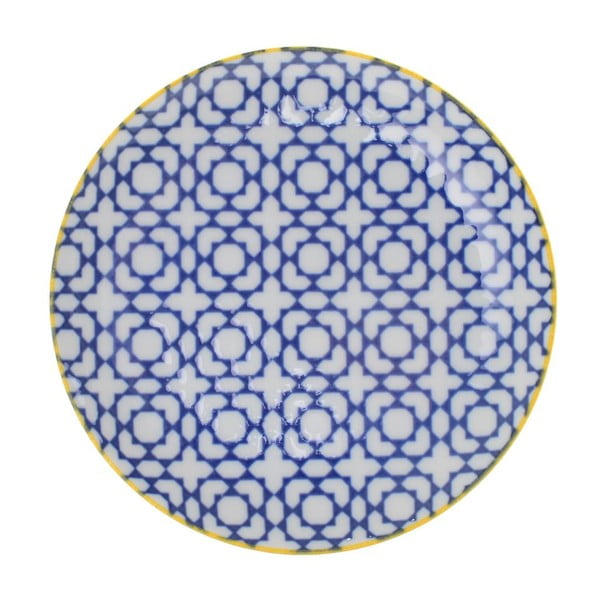 Porcelánový talíř Geometric No2, 16x2,1 cm