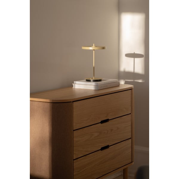 Helekollane LED-lauavalgusti metallist varjuga (kõrgus 31 cm) Asteria Move - UMAGE-image-3