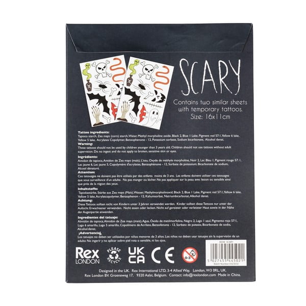 Laste tatoveeringud Scary – Rex London-image-3