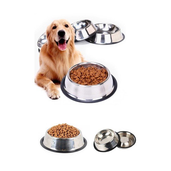 Metallist kausid loomadele 2 tk komplektis ø 22 cm - Lydia&Co-image-1