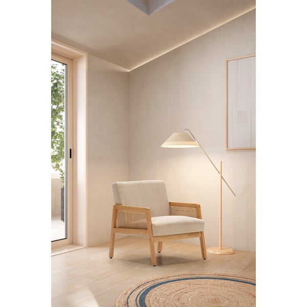 Beež kootud velvetist tugitool Debra - Marckeric-image-1