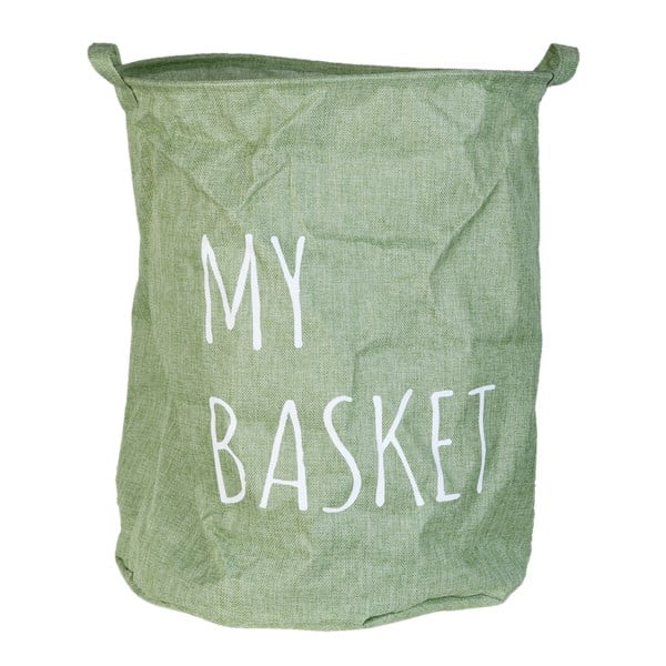 Zelený úložný koš Clayre & Eef My Basket