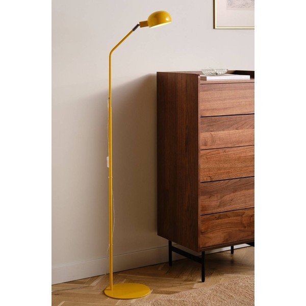 Kollane metallist põrandalamp painutatava konstruktsiooniga (kõrgus 146 cm) Lincon - Jotex-image-1