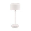 Valge dimmerdatav LED laualamp (kõrgus 30 cm) Jeff - Reality
