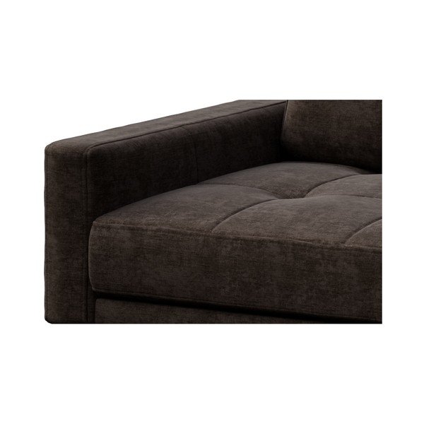 Tmavě hnědá pohovka MESONICA Musso Tufted, 210 cm-image-3