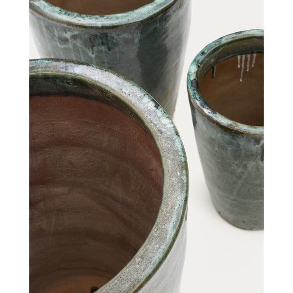 Terrakottast lillepotid 3 tk komplektis ø 47 cm Rotja - Kave Home-image-3