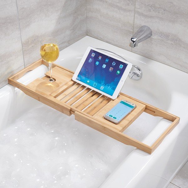 Bambusest reguleeritav hoiutaldrik vannile Formbu - iDesign-image-1