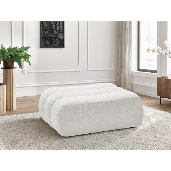 Valge buklee kangast jalapink Azra - Bobochic Paris-image-1