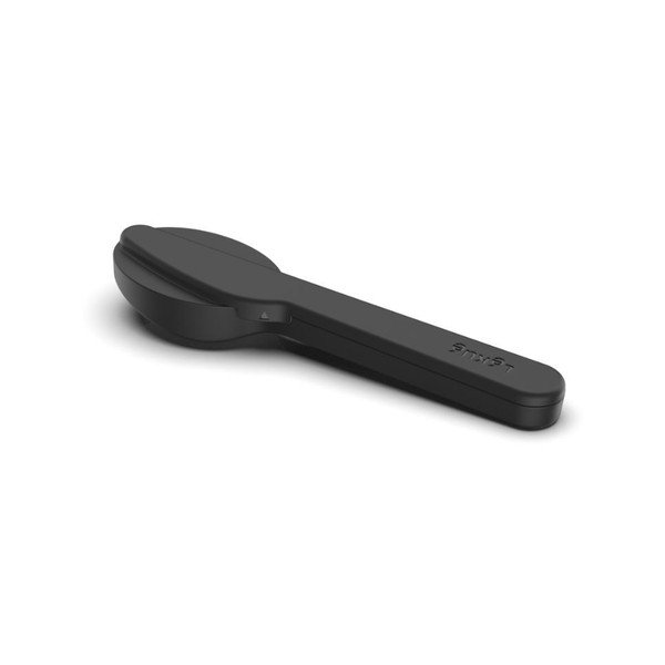 Must/hõbedane roostevabast terasest reisisöögiriistade komplekt (3 tk) To Go - Lékué-image-4