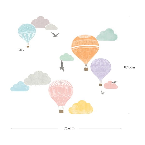 Montgolfier seinakleebiste komplekt - Ambiance-image-3