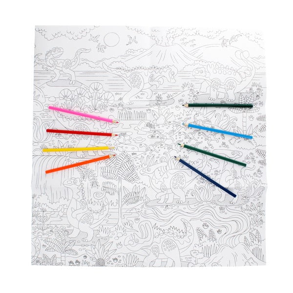 Värviraamat Baby Dinos - Rex London-image-2