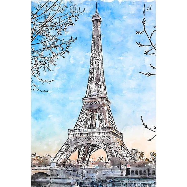 Maal 40x60 cm Paris - Fedkolor