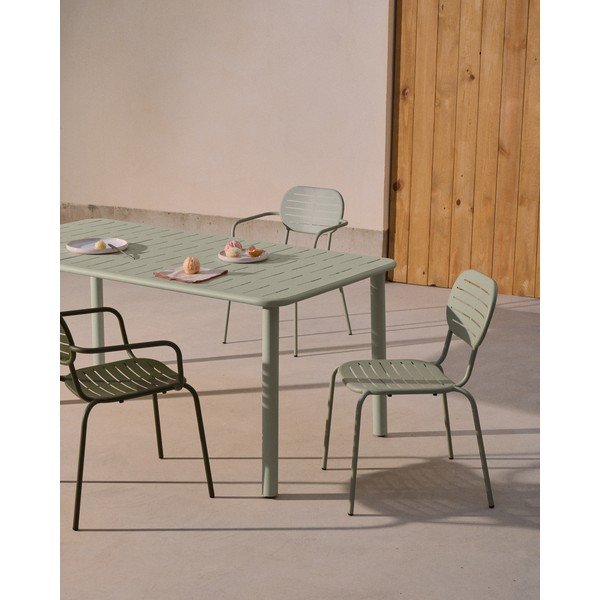 Terasest aia söögilaud 90x180 cm Brai - Kave Home-image-1