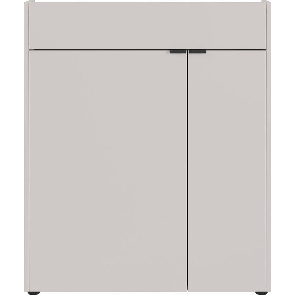 Kreemjas matt kapp 83x99x22 cm Ameca - Germania-image-2